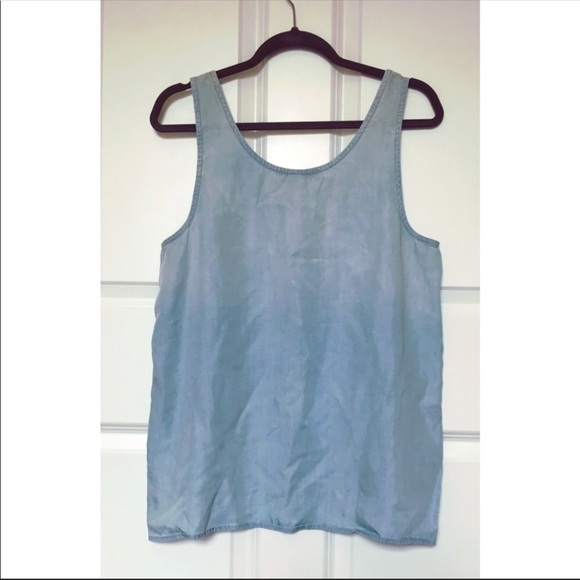 F21 Chambray Tank Top - Picture 2 of 3